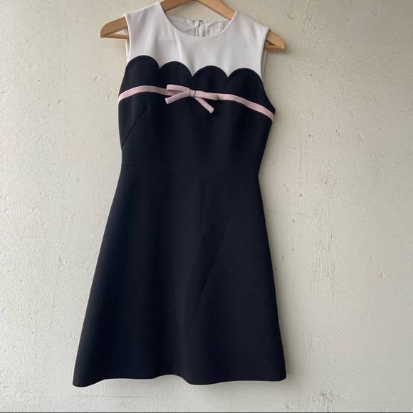 Kate Spade scallop bow a-line dress - Picture 5 of 16
